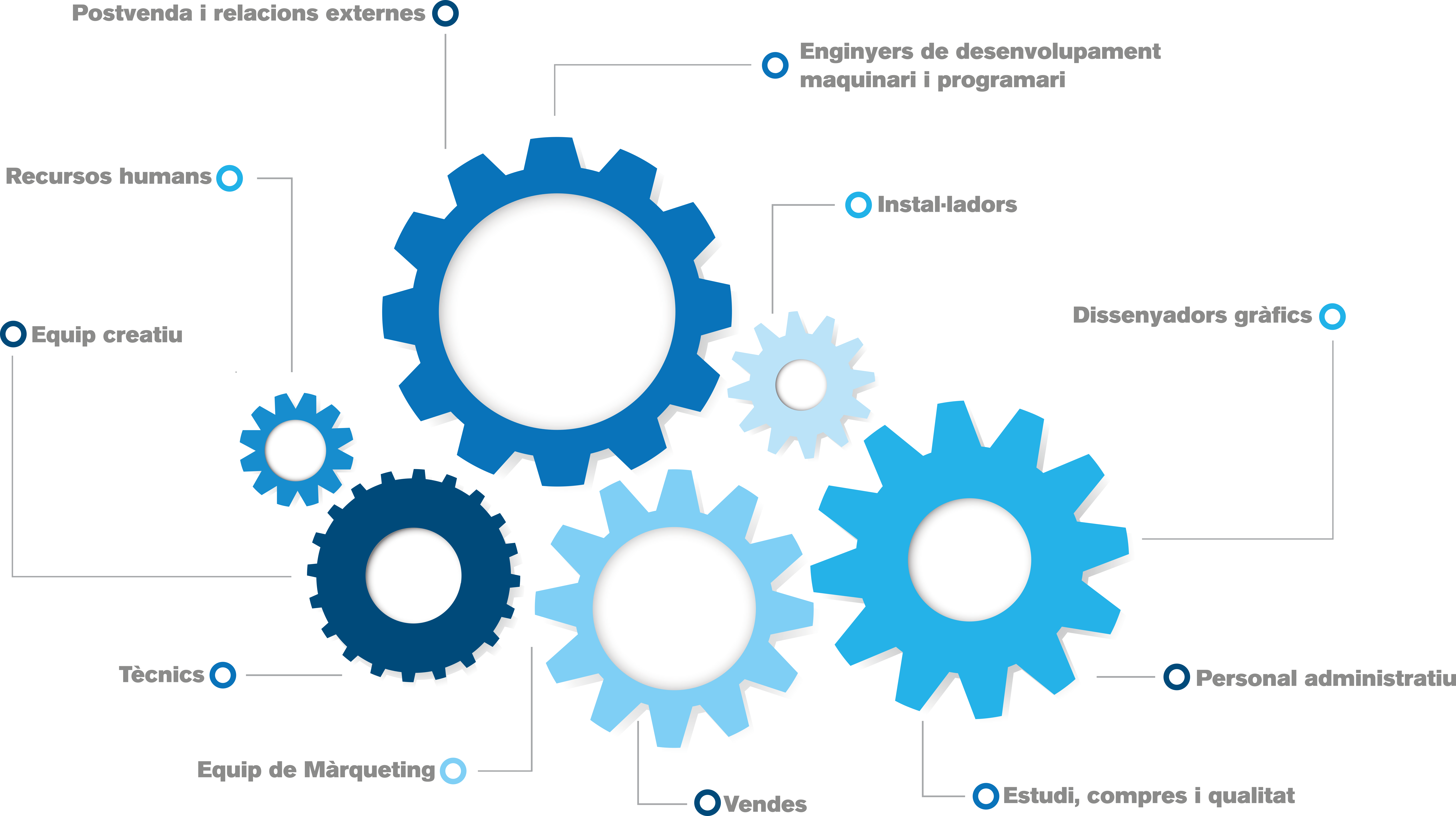representación gráfica de la estructura del equipo de SOLERTIA HOSPITALITY SOLUTIONS S.L.U